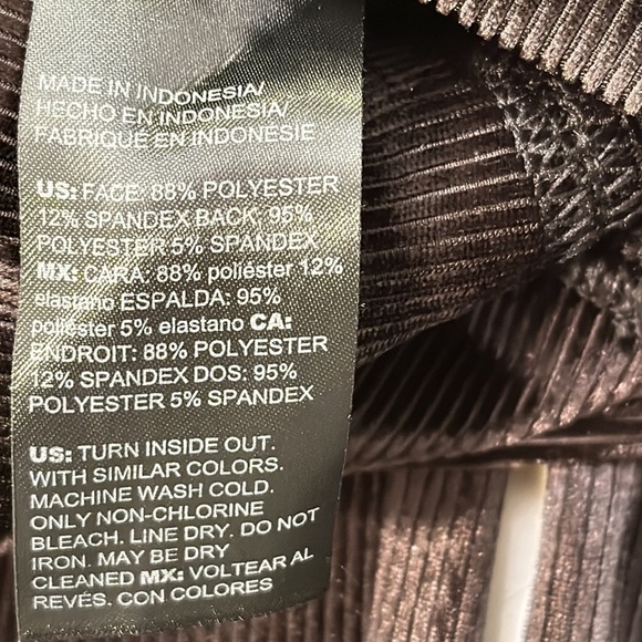 Women’s White House Black Market Scuba Knit Black Runway Leggings Size 6 - Picture 9 of 9